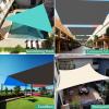 imageArtpuch 16x20x20 Straight Edge Sand Sun Shade Sail UV Block 185 GSM Commercial Heavy Duty Triangle Outdoor Covering for Backyard Pergola APT07 Customized Available