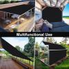 imageArtpuch 90 Sun Shade Cloth 10 x 10 FT Pergola Shade Cover Canopy with Grommets Sun Screen Fabric Tarp for Patio Outdoor Garden Backyard Black