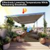 imageArtpuch 90 Sun Shade Cloth 10 x 20 FT Pergola Shade Cover Canopy with Grommets Sun Screen Fabric Tarp for Patio Outdoor Garden Backyard Mocha