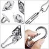 imageArtpuch Sun Shade Sail Hardware Kit 8 Inch for Rectangle Square Shade Sail Outdoor Installation 304 Stainless SteelSilver