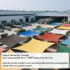 imageArtpuch Triangular Breathable UV Block Sun Shade Sail Outdoor Covering Cloth for Deck Backyard 20X20X20 Sand Customized Available