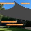 image:imageArtpuch Sun Shade Sails Canopy 185GSM Shade Sail UV Block for Patio Garden Outdoor Facility and Activities 12x16 Dark Grey