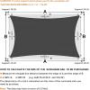 image:imageArtpuch Sun Shade Sails Canopy 185GSM Shade Sail UV Block for Patio Garden Outdoor Facility and Activities 12x16 Dark Grey